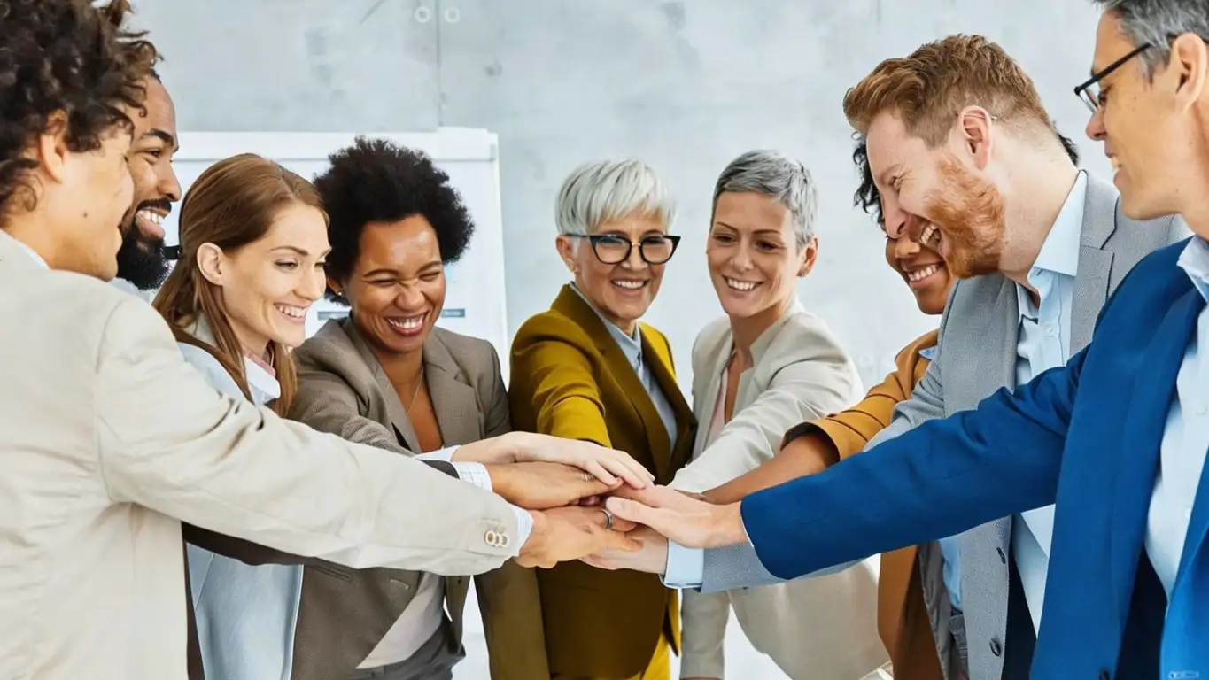 Imagem de uma parceria corporativa